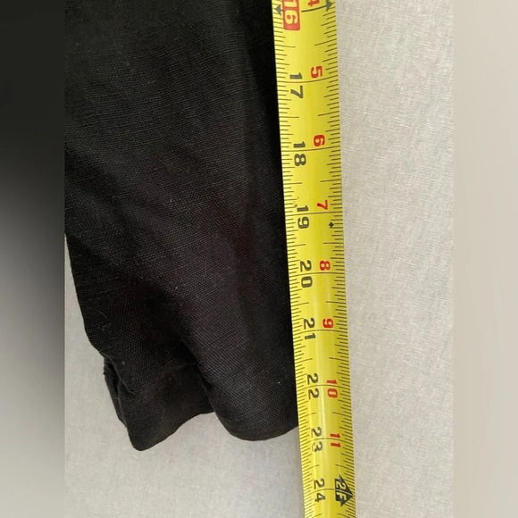 Aritzia Wilfred Womens Nicolet Linen Lyocell Utility Jacket Black Size M - Picture 10 of 11